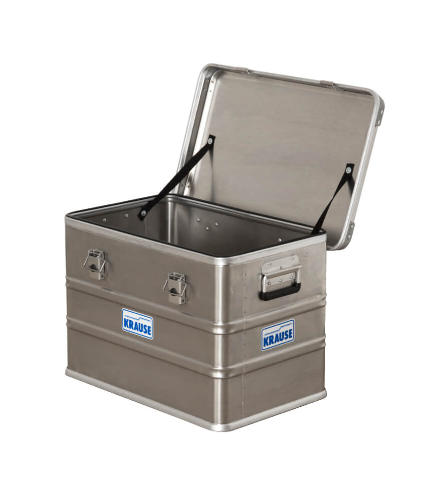 Krause Aluminium Storage box open