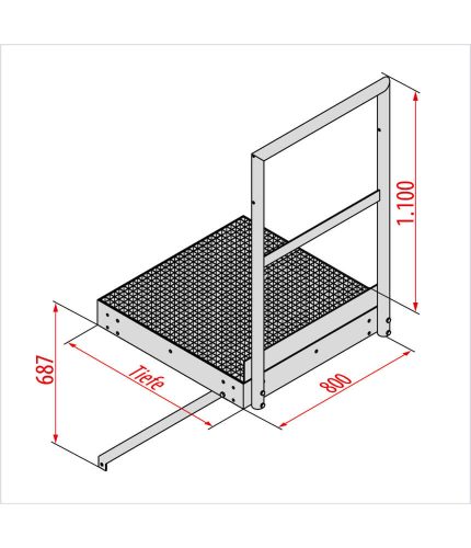 Hymer Fixed Ladder Platform