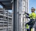 HYMER fixed ladder fall arrest rail